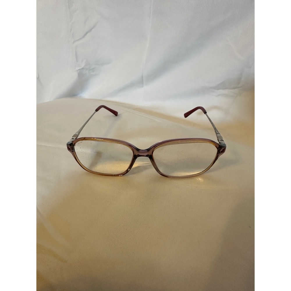 Sferoflex 1522 C363 Women Purple Amber Oval Eyeglass Frames Italy 52-14-130